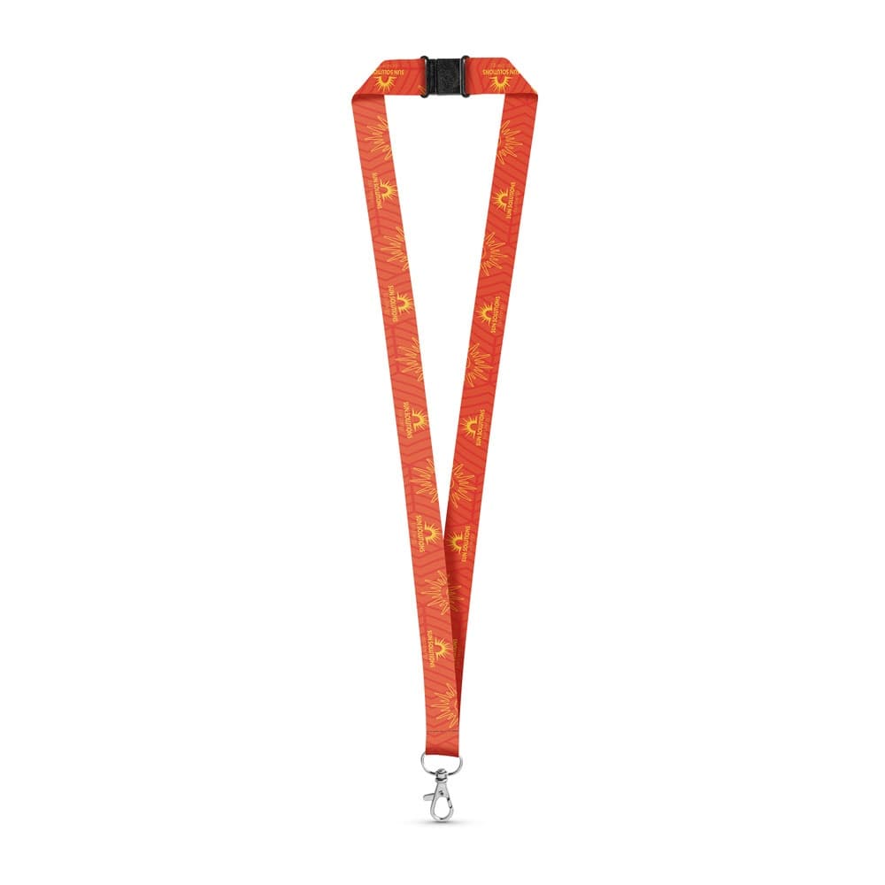 BRISTOL. SET Lanyard SUBLIMATION Long II (20 mm) con moschettone a grilletto da 20 mm e chiusura di sicurezza - vista 2