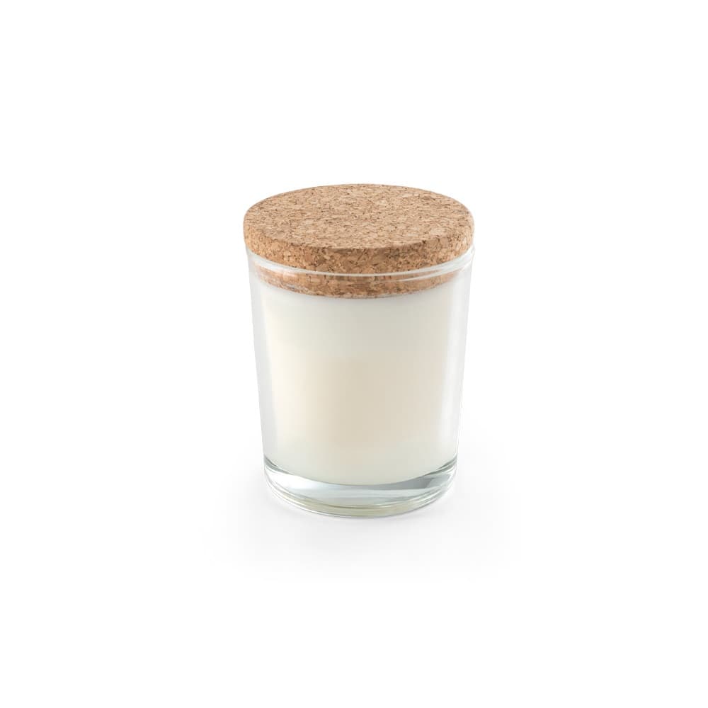 ZEN 80. Candela aromatica in una coppa di vetro con coperchio in sughero 80 g - vista 1