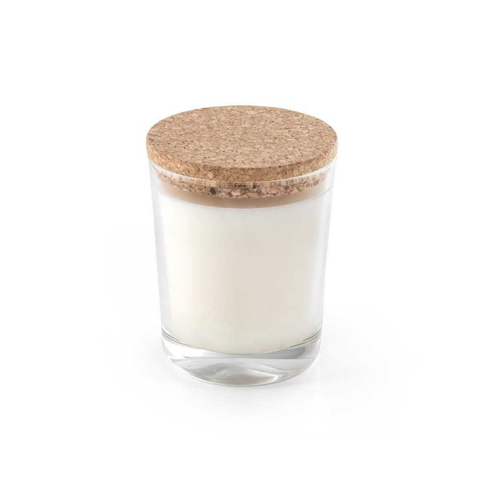 ZEN 180. Candela aromatica in una coppa di vetro con coperchio in sughero 180 g - vista 1