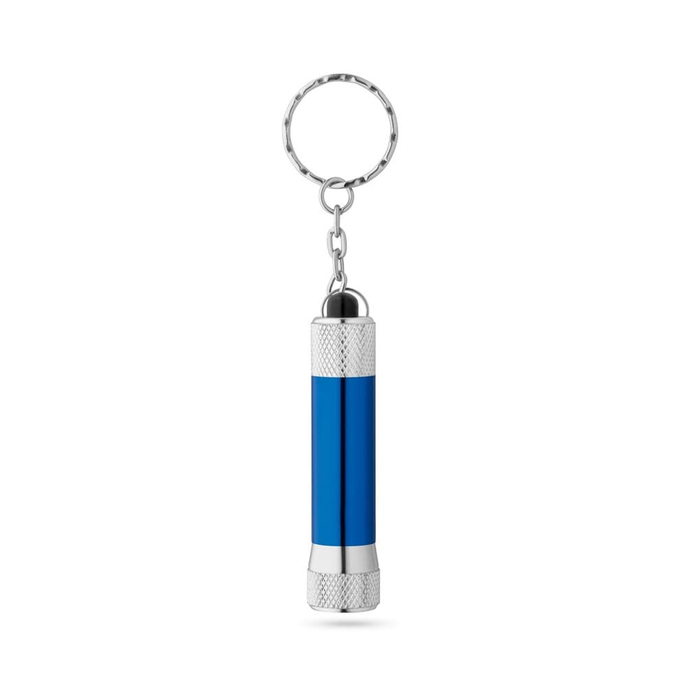 RE-LERGAN. Portachiavi in ​​alluminio (riciclato al 92%) con torcia LED a 3 luci - vista 2