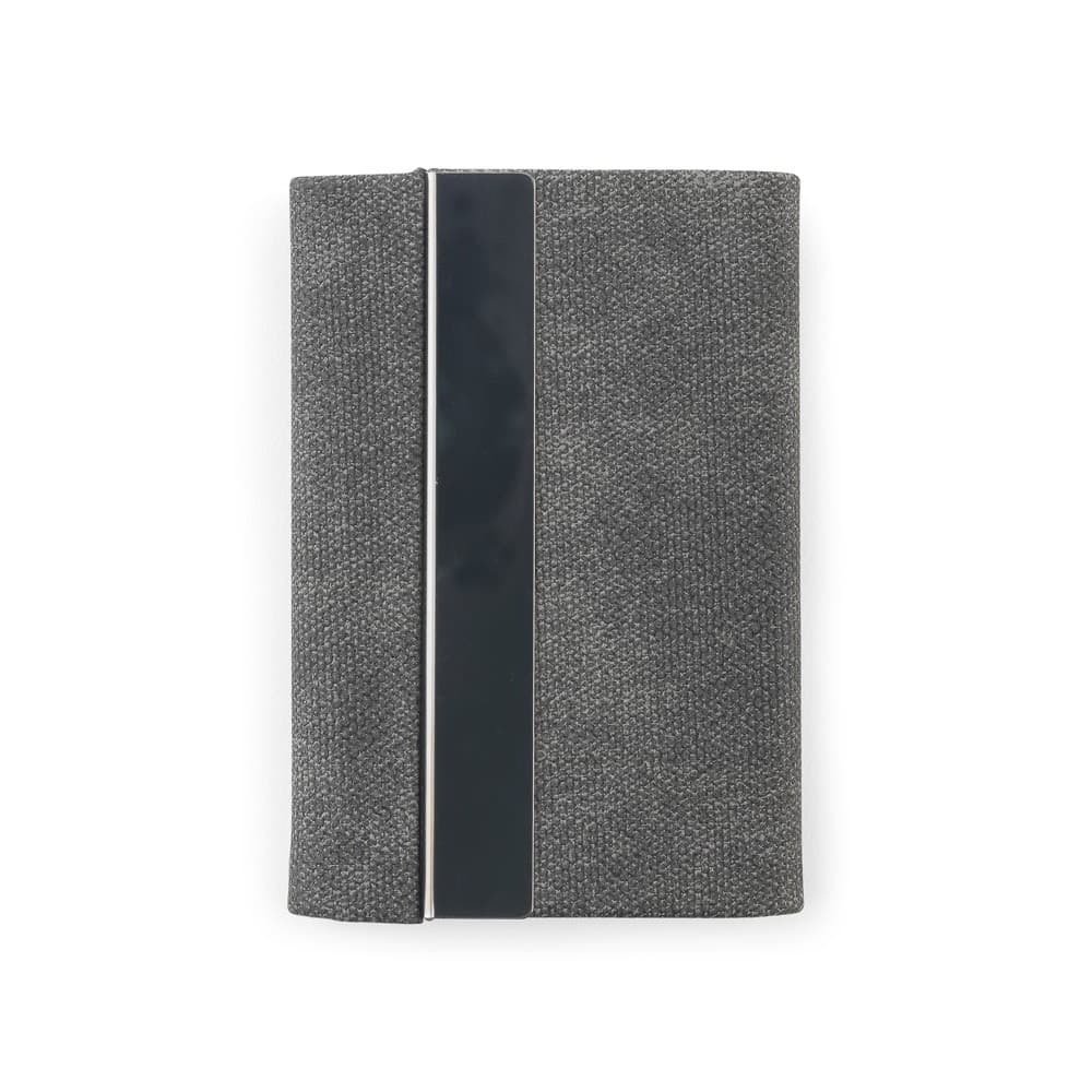VAUGHN. Set composto da un portacarte e un portachiavi, entrambi in metallo e poliestere riciclato (30% rPET) - vista 4
