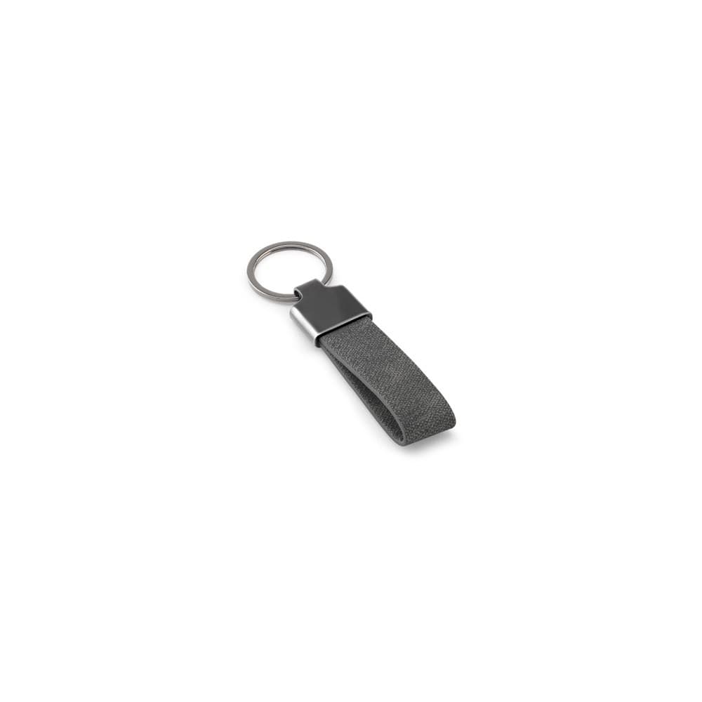 VAUGHN. Set composto da un portacarte e un portachiavi, entrambi in metallo e poliestere riciclato (30% rPET) - vista 1