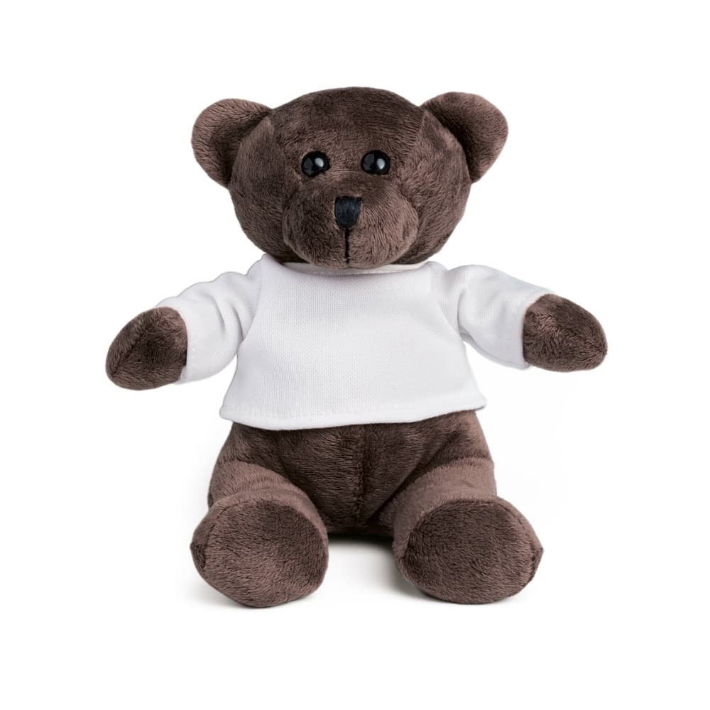 GRIZZLY. Peluche a forma di orsetto con t-shirt - vista 1