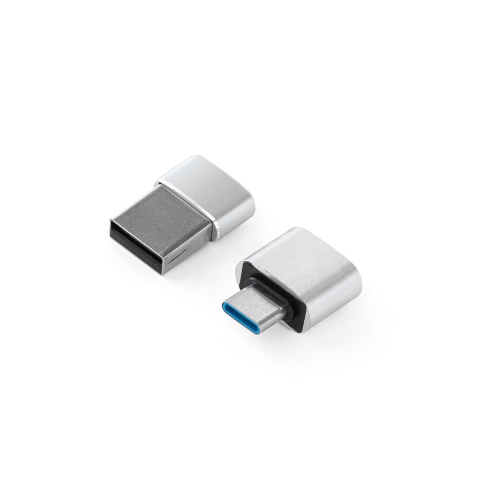 MINSKY. Set di 2 adattatori USB-A / USB-C in alluminio - vista 1