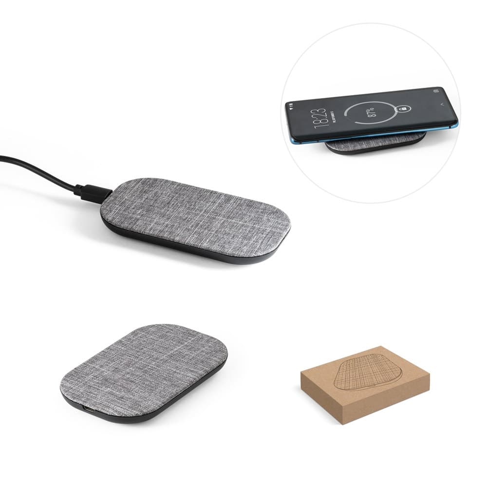 RENEWAL CHARGER. Caricatore wireless veloce da 10W in PET riciclato (100% rPET) - vista 6