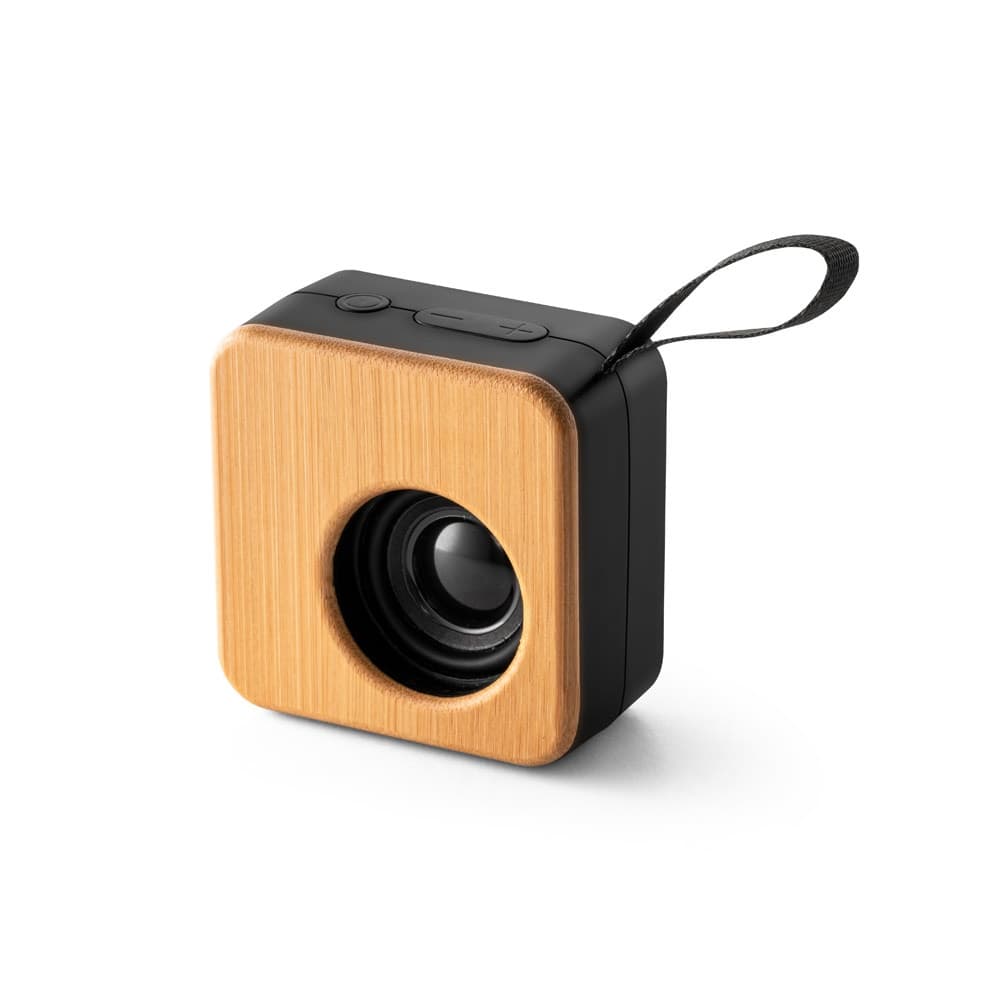 MAYER. Altoparlante portatile da 3W con autonomia di 4 ore in bambù e ABS riciclato (100% rABS) - vista 1
