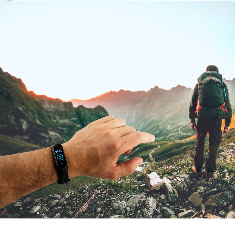 CALATRAVA. Braccialetto sportivo intelligente con batteria della durata di 3 giorni in ABS e TPU - vista 4