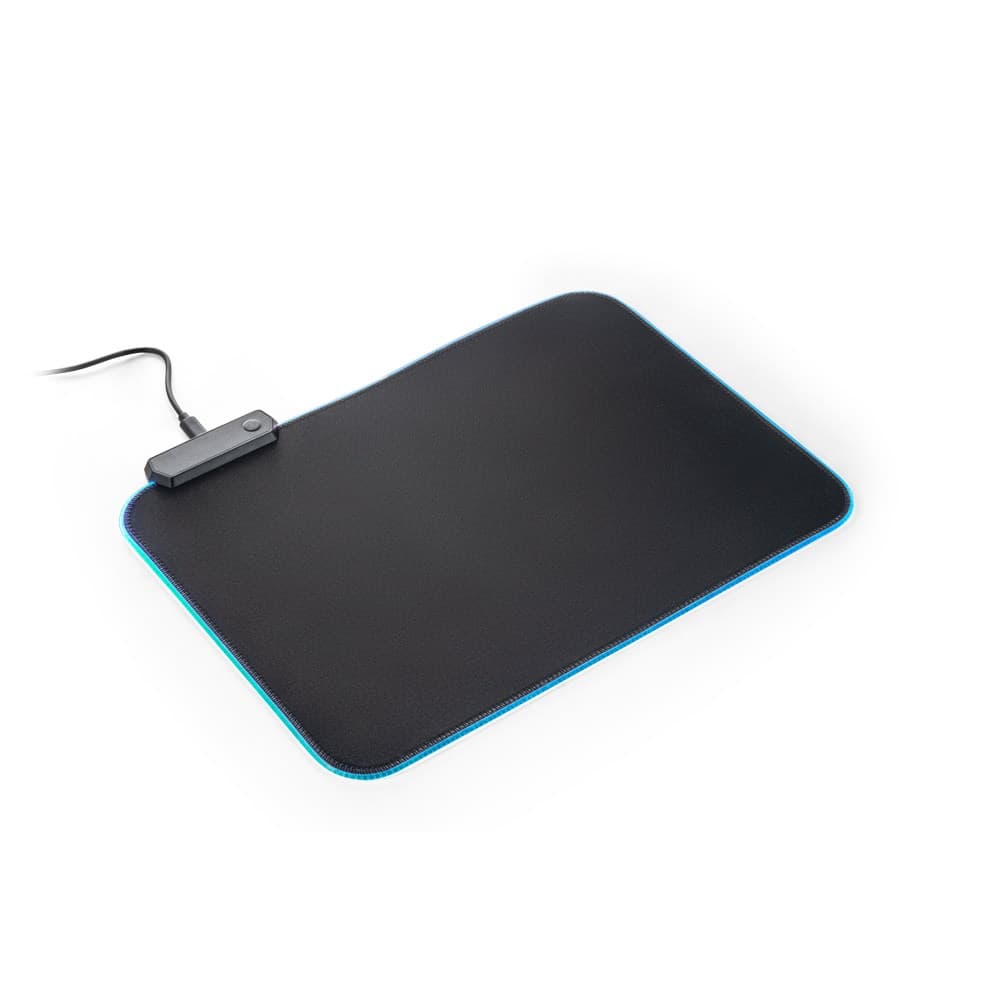 THORNE MOUSEPAD RGB. Tappetino per mouse da gioco con luci LED RGB in poliestere - vista 1