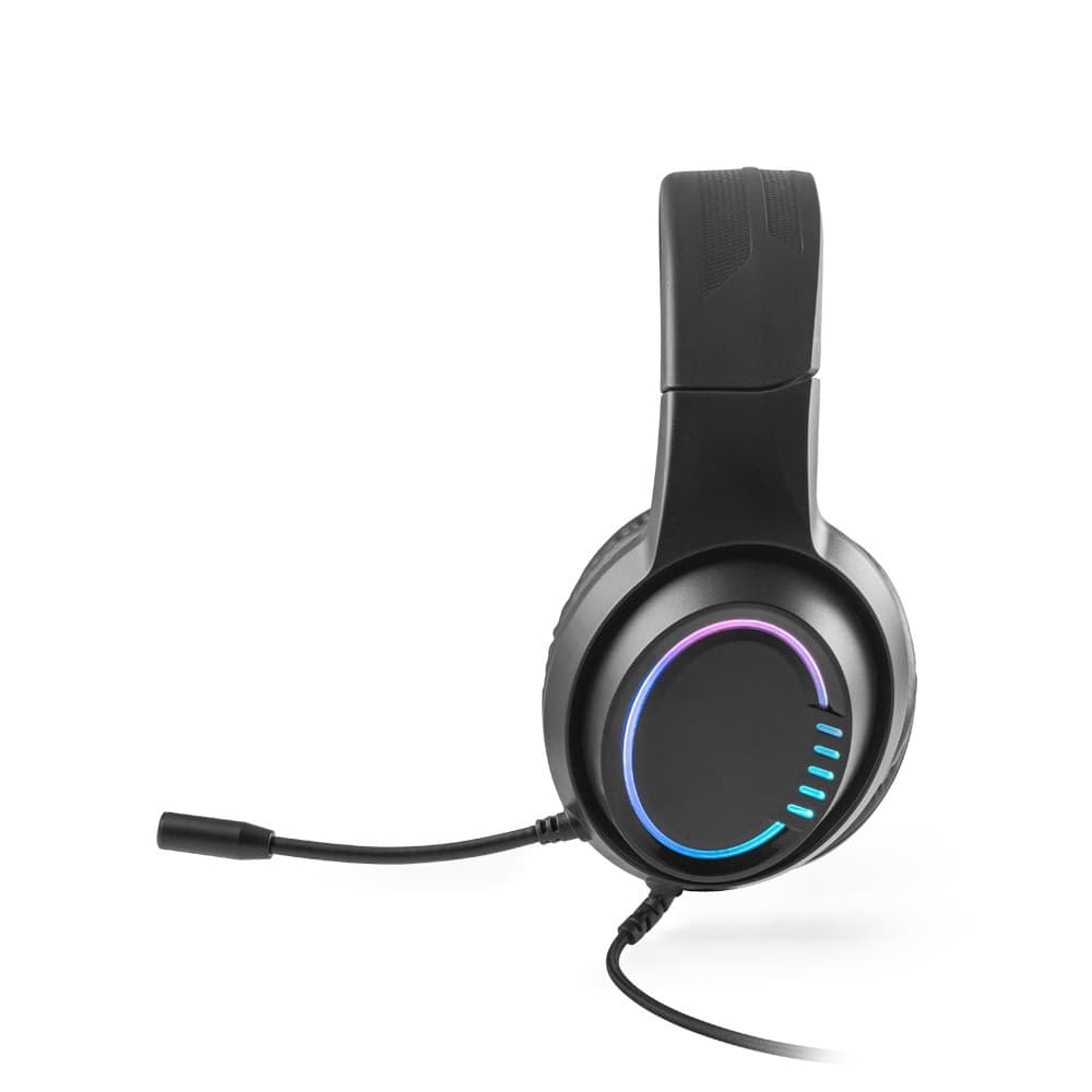 Thorne Headset RGB. Cuffie da gioco in ABS con cavo da 2 m, microfono e luci LED RGB - vista 3