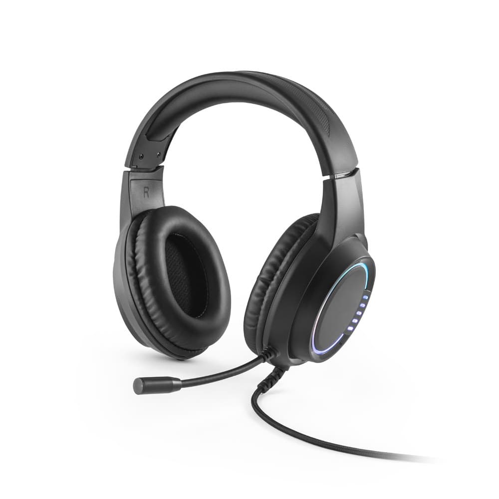 Thorne Headset RGB. Cuffie da gioco in ABS con cavo da 2 m, microfono e luci LED RGB - vista 1