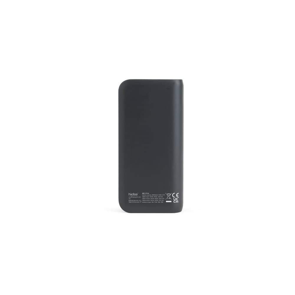 BECKER 20. Power bank da 20'000 mAh in ABS riciclato (100% rABS) con caricatore wireless superveloce da 15W - vista 3