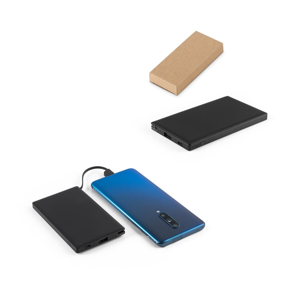 WIGNER. Power bank da 4'000 mAh in ABS riciclato (100% rABS) - vista 4