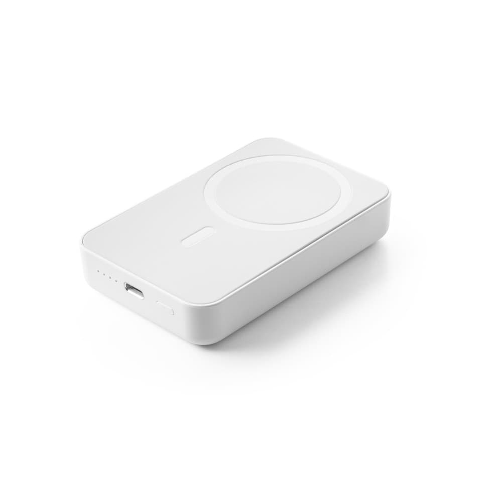 AMPERE 10. Power bank magnetico da 10'000 mAh con caricatore wireless superveloce da 15W in ABS riciclato (100% rABS) - vista 1