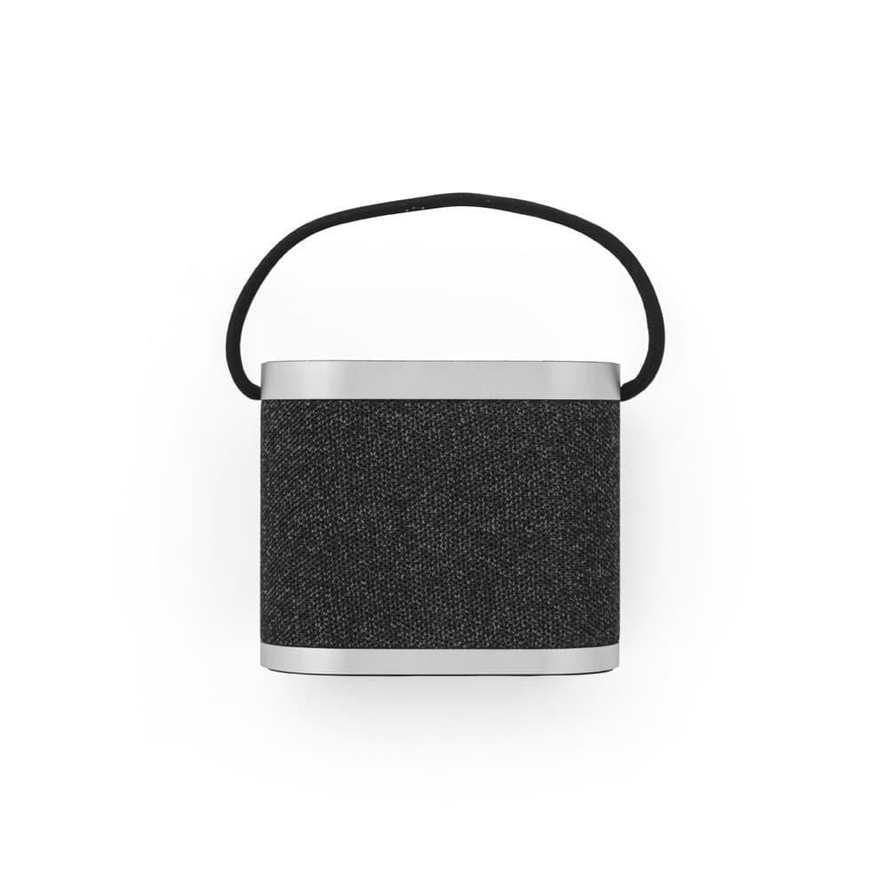 GUETTA. Altoparlante portatile da 5W con caricatore wireless superveloce da 15W e autonomia di 2 ore in bambù e PET riciclato (100% rPET) - vista 3