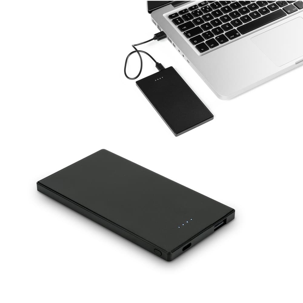 DENNING. Banca di energia sottile da 5'000 mAh in acciaio inossidabile - vista 4