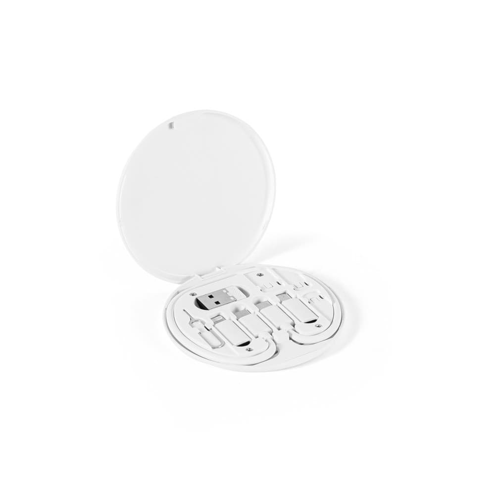 SYSTROM. Set adattatore e cavo di ricarica superveloce in ABS riciclato (100% rABS) - vista 1