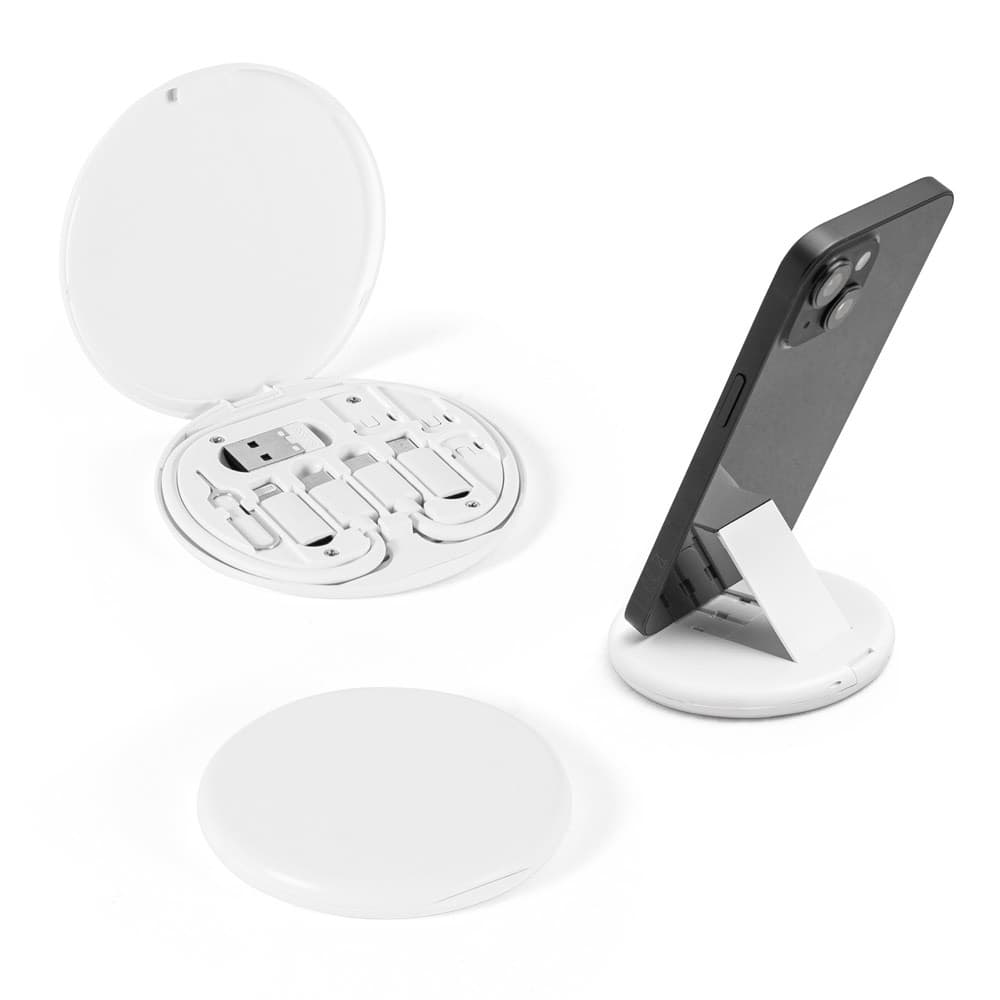 SYSTROM. Set adattatore e cavo di ricarica superveloce in ABS riciclato (100% rABS) - vista 7