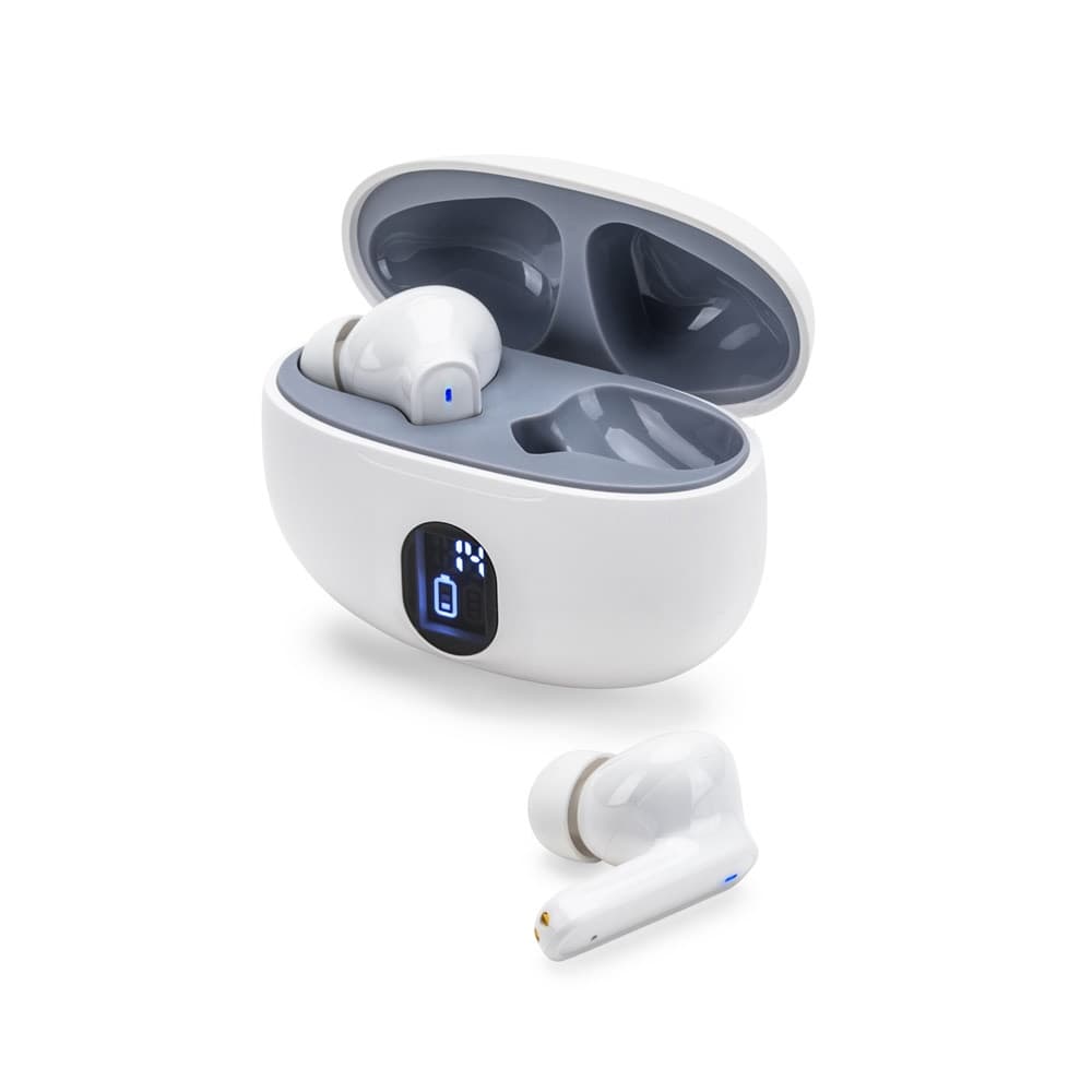 CAETANO. Auricolari wireless con 4 ore di autonomia in ABS riciclato (100% rABS) - vista 3