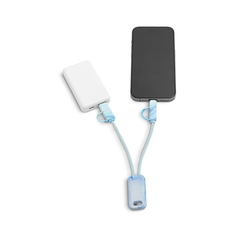 BERNERS. Cavo USB 6-in-1 superveloce in PET riciclato (100% rPET) - vista 3