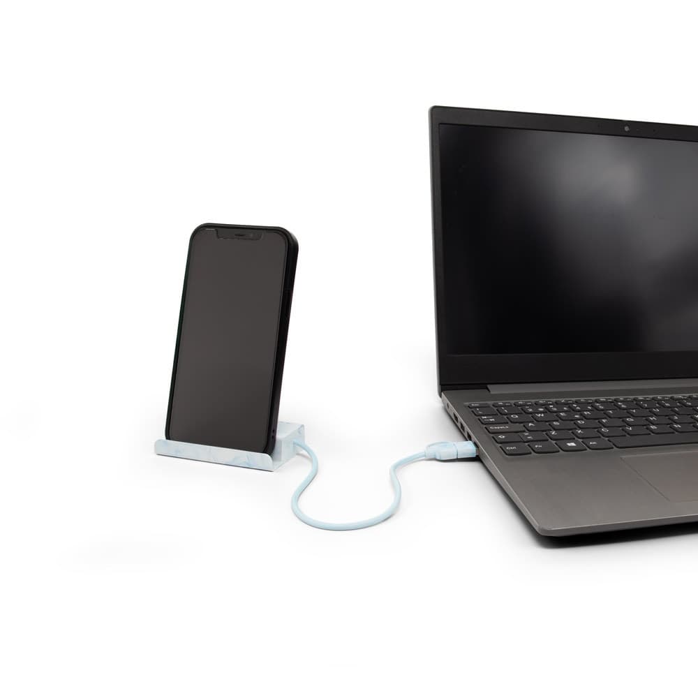 BERNERS HUB. Hub in ABS riciclato con ingressi e uscite principali - vista 4