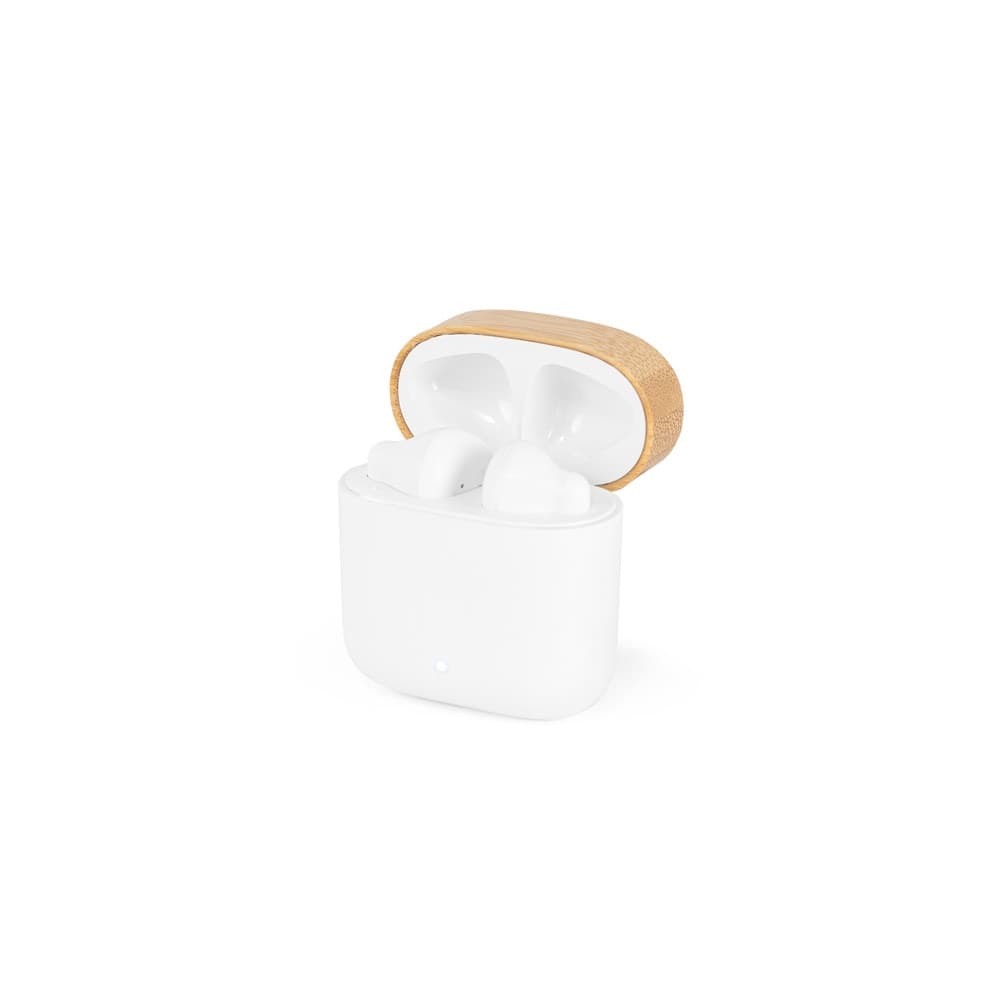 COBAIN. Auricolari wireless con 5 ore di autonomia in ABS riciclato (100% rABS) e bambù - vista 1