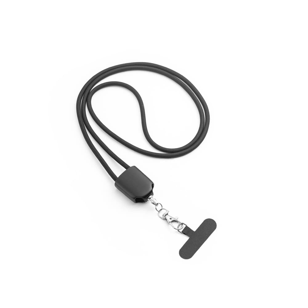 ZEWAIL. Cordino Lanyard con supporto per smartphone incluso, cavo USB-C e diversi adattatori in ABS riciclato e TPE riciclato - vista 1