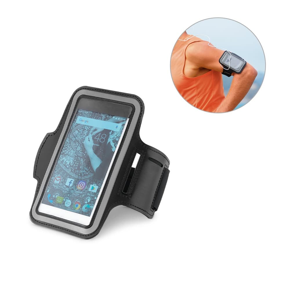 CONFOR. Fascia da braccio in PU e softshell per smartphone da 6.5" - vista 2
