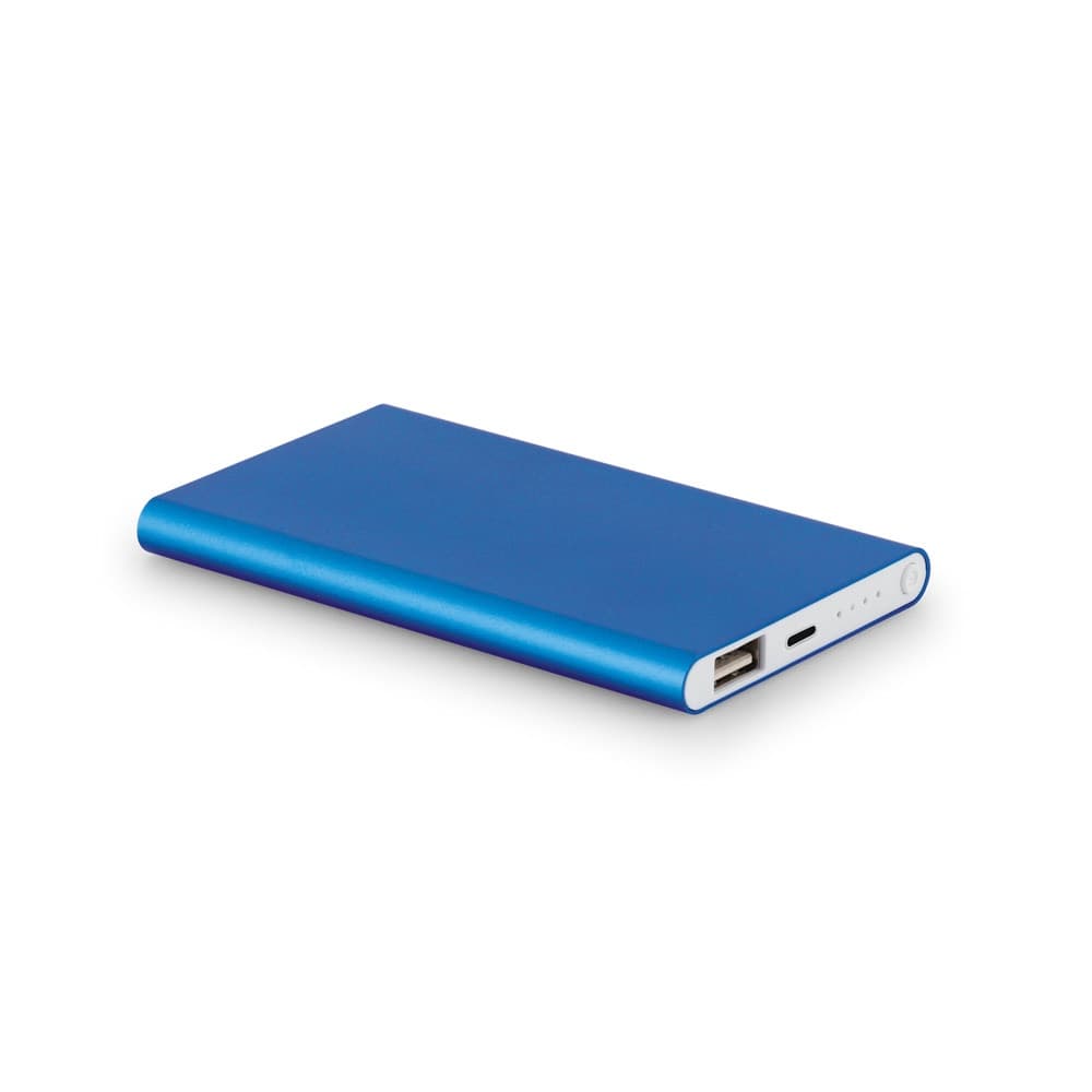MARCET. Power bank slim da 4'000 mAh in ABS riciclato (70% rABS) e alluminio riciclato (30% rAL) - vista 1