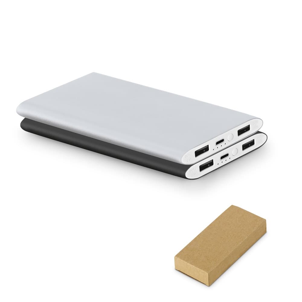 NOBEL. Power bank 7'200 mAh in alluminio riciclato (100% rAL) - vista 2