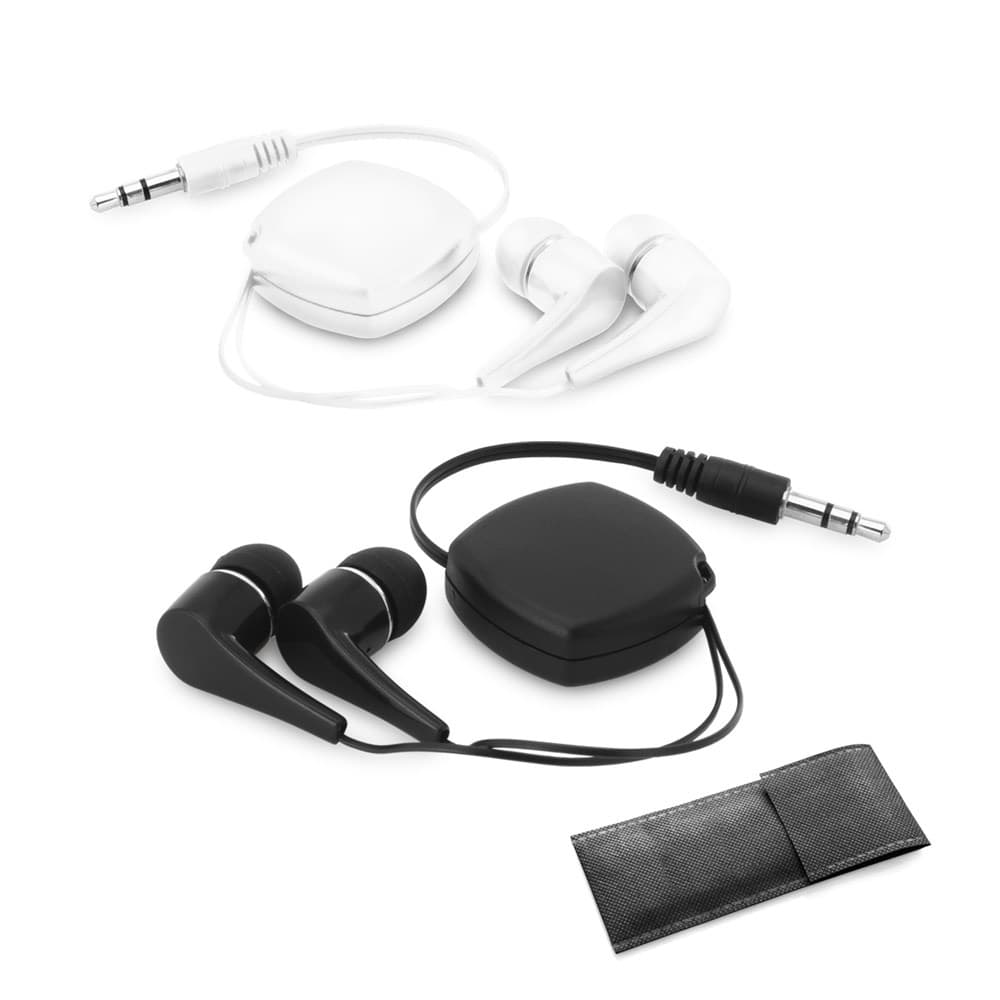 PINEL. Auricolari retrattili con cavo in ABS da 0.75 m - vista 2