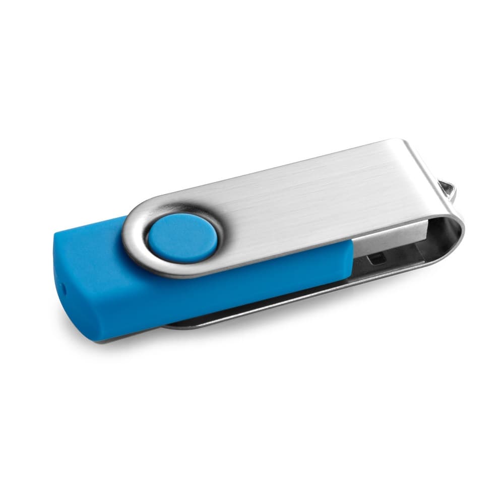 CLAUDIUS 4GB. Chiavetta USB da 4 GB con clip in metallo - vista 1