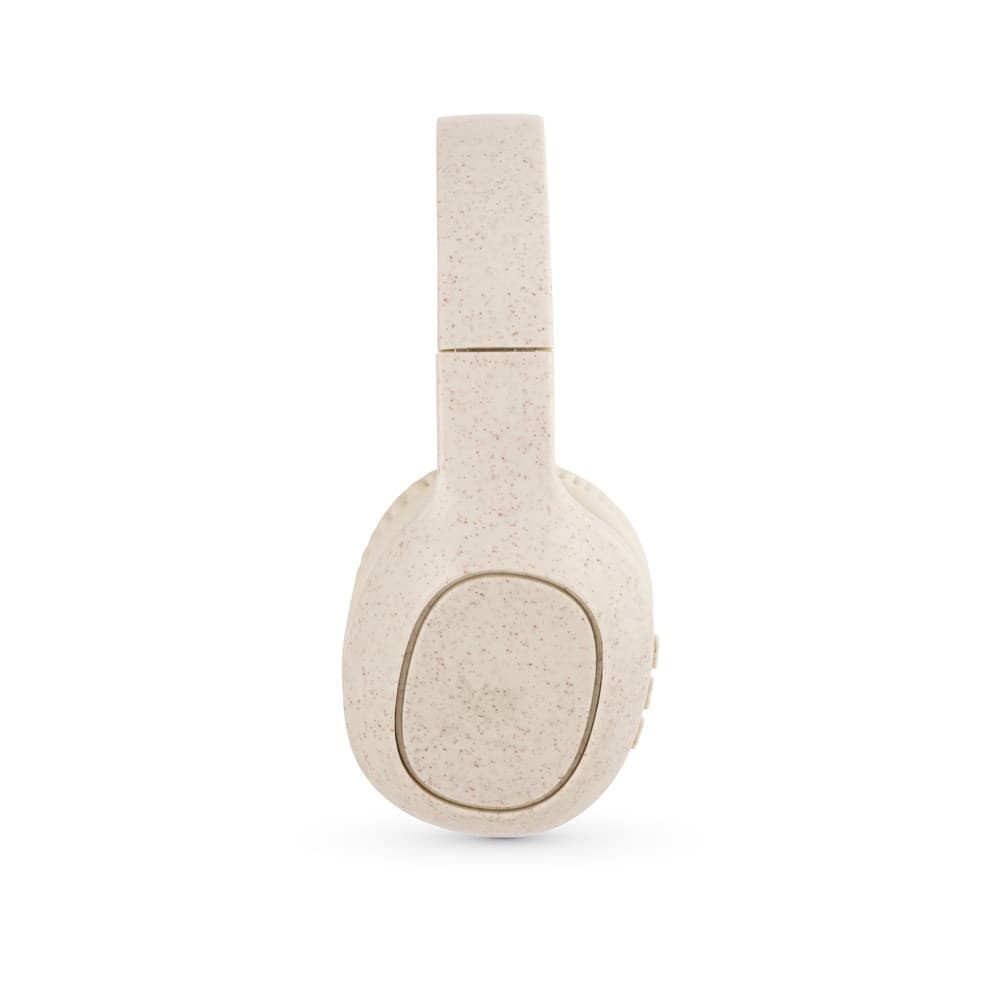 FEYNMAN. Cuffie wireless pieghevoli con batteria di 4 ore in paglia di grano e ABS - vista 2