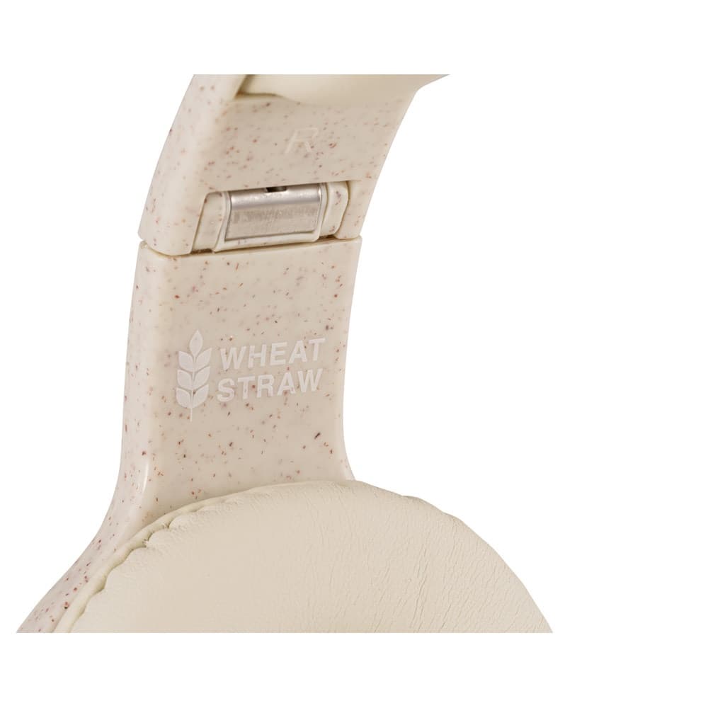 FEYNMAN. Cuffie wireless pieghevoli con batteria di 4 ore in paglia di grano e ABS - vista 5