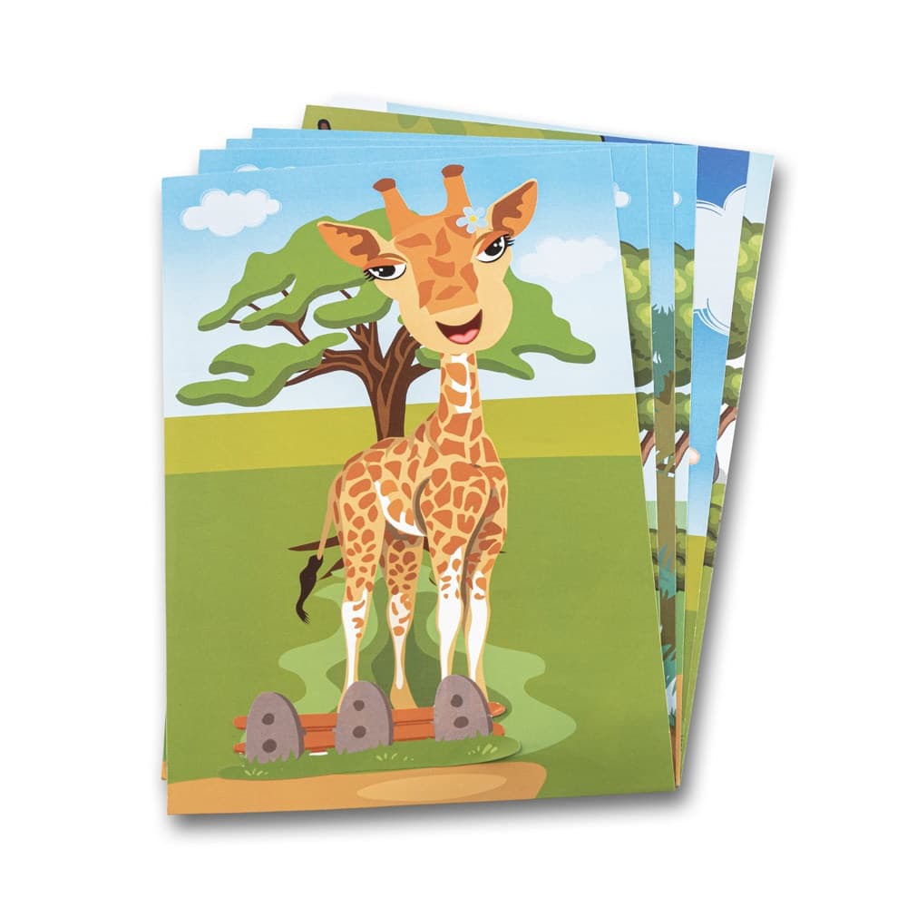 MADAGASCAR. Gioco con adesivi composto da sei fogli - vista 3