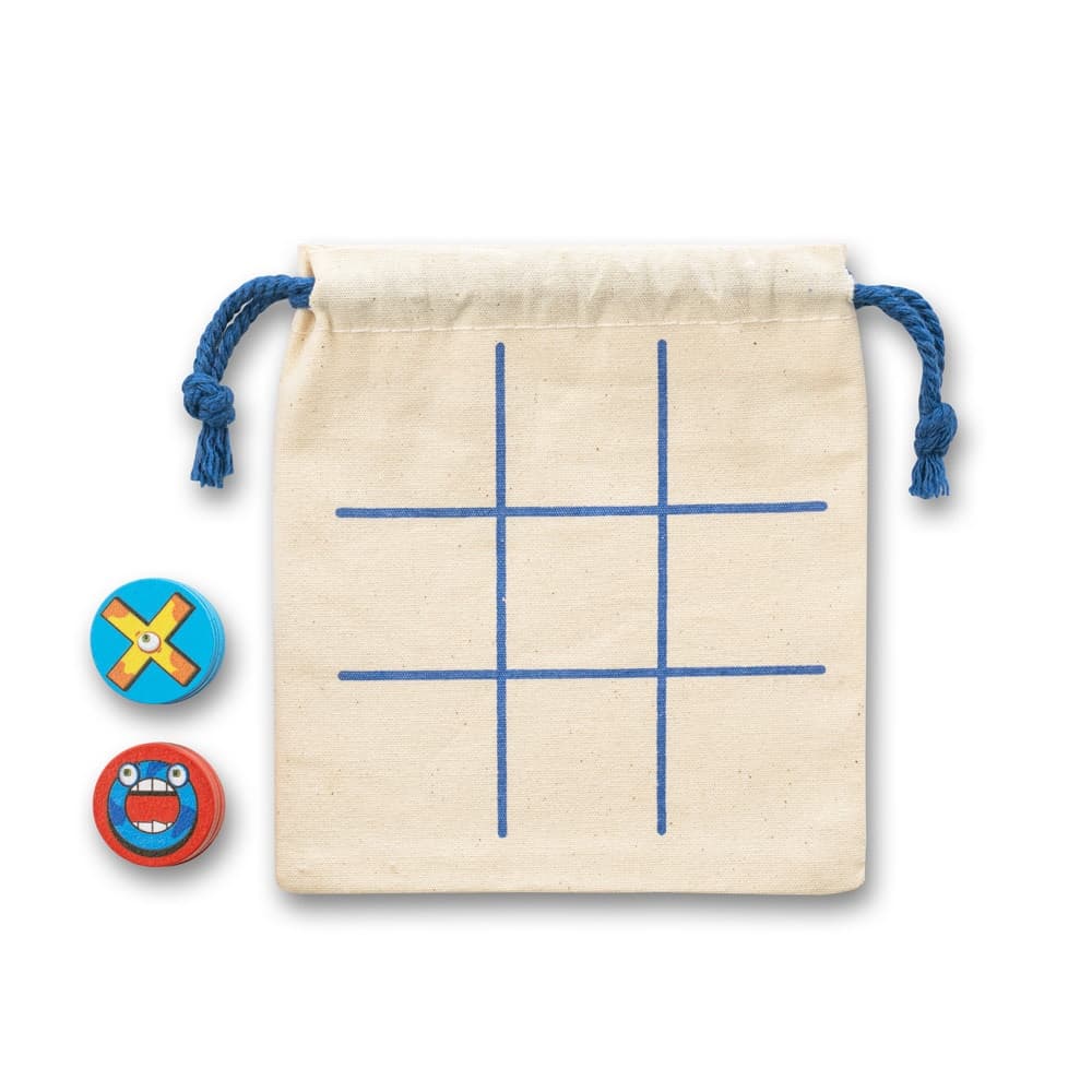 CROSSES. Classico gioco del tris con 10 pezzi in legno compensato - vista 2