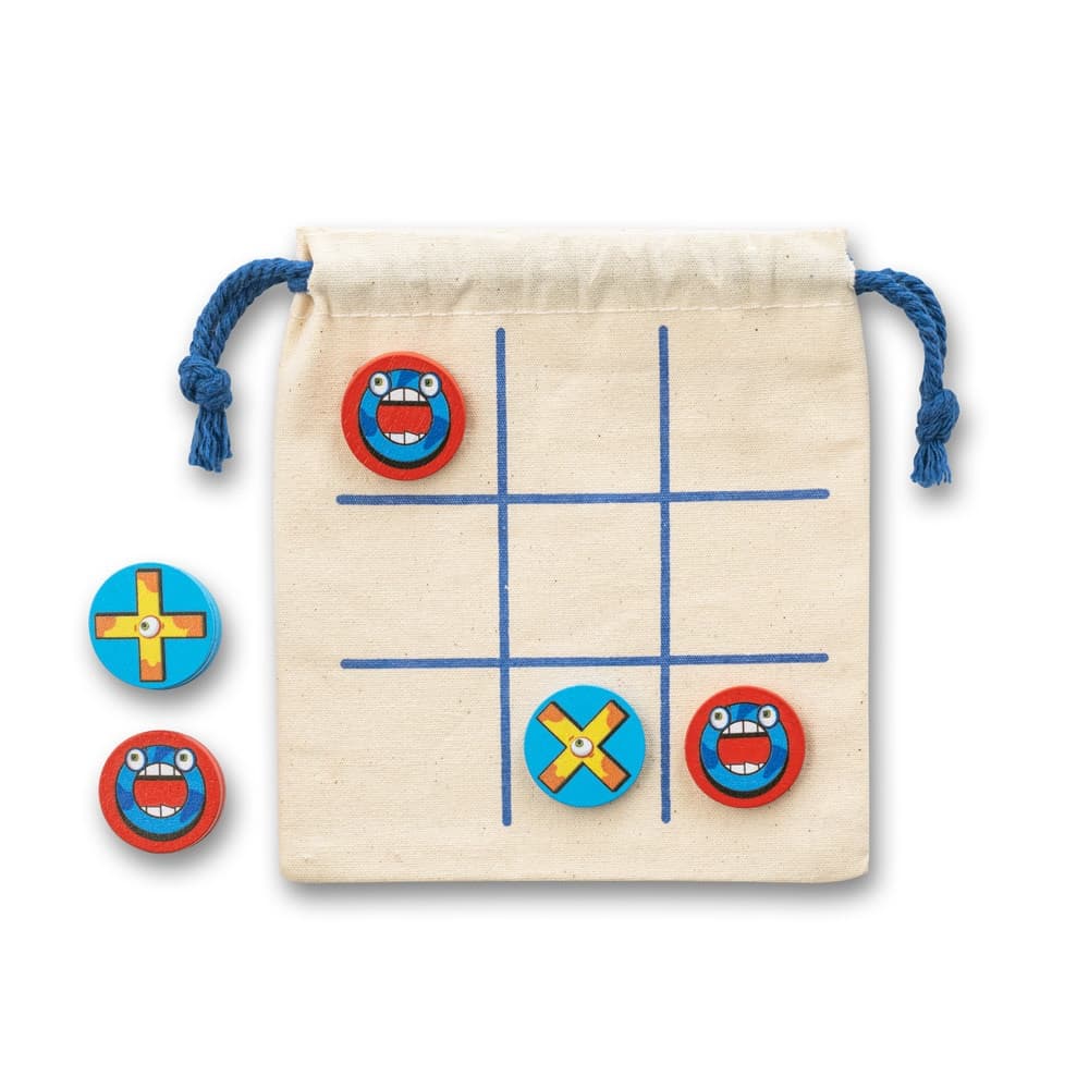 CROSSES. Classico gioco del tris con 10 pezzi in legno compensato - vista 3