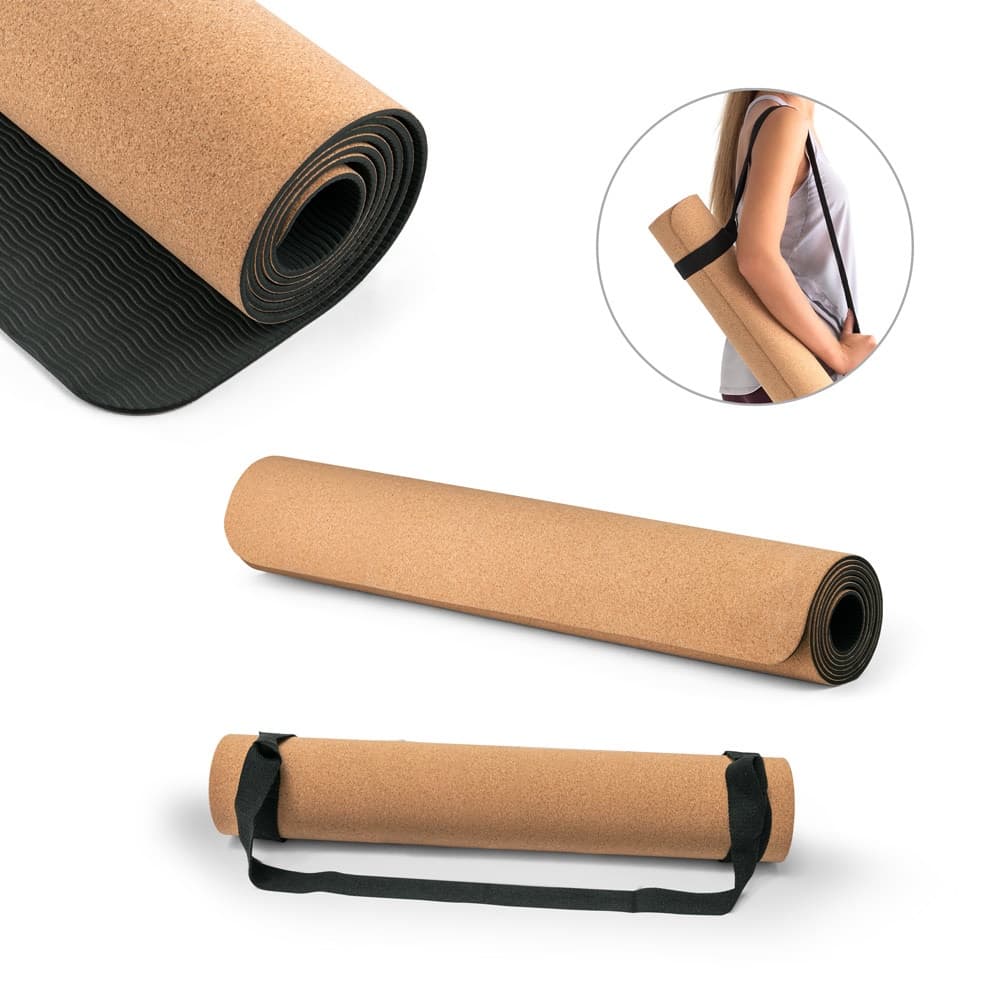 GERES. Tappetino per yoga in sughero e TPE, spessore fino a 3.7 mm - vista 7