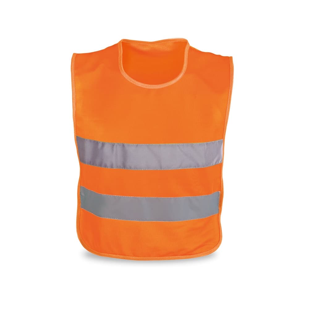 MIKE. Gilet riflettente per bambini. 100% poliestere - vista 2