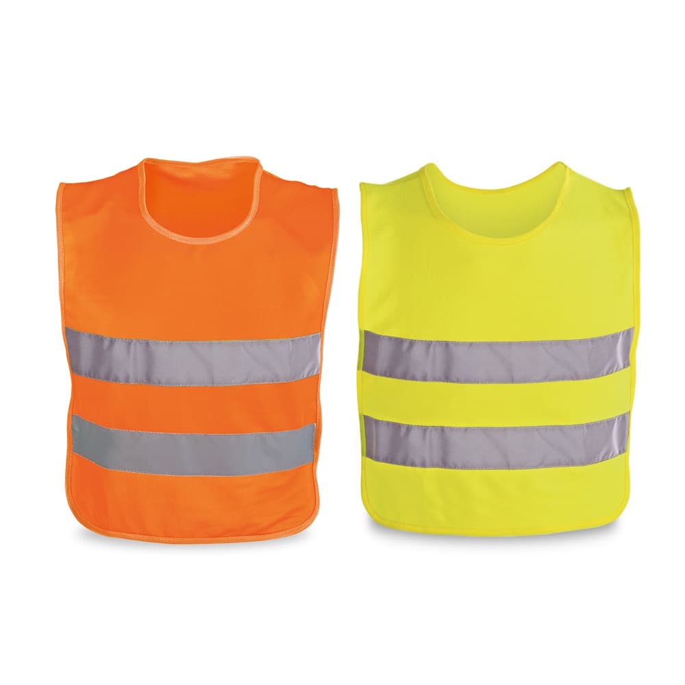 MIKE. Gilet riflettente per bambini. 100% poliestere - vista 3