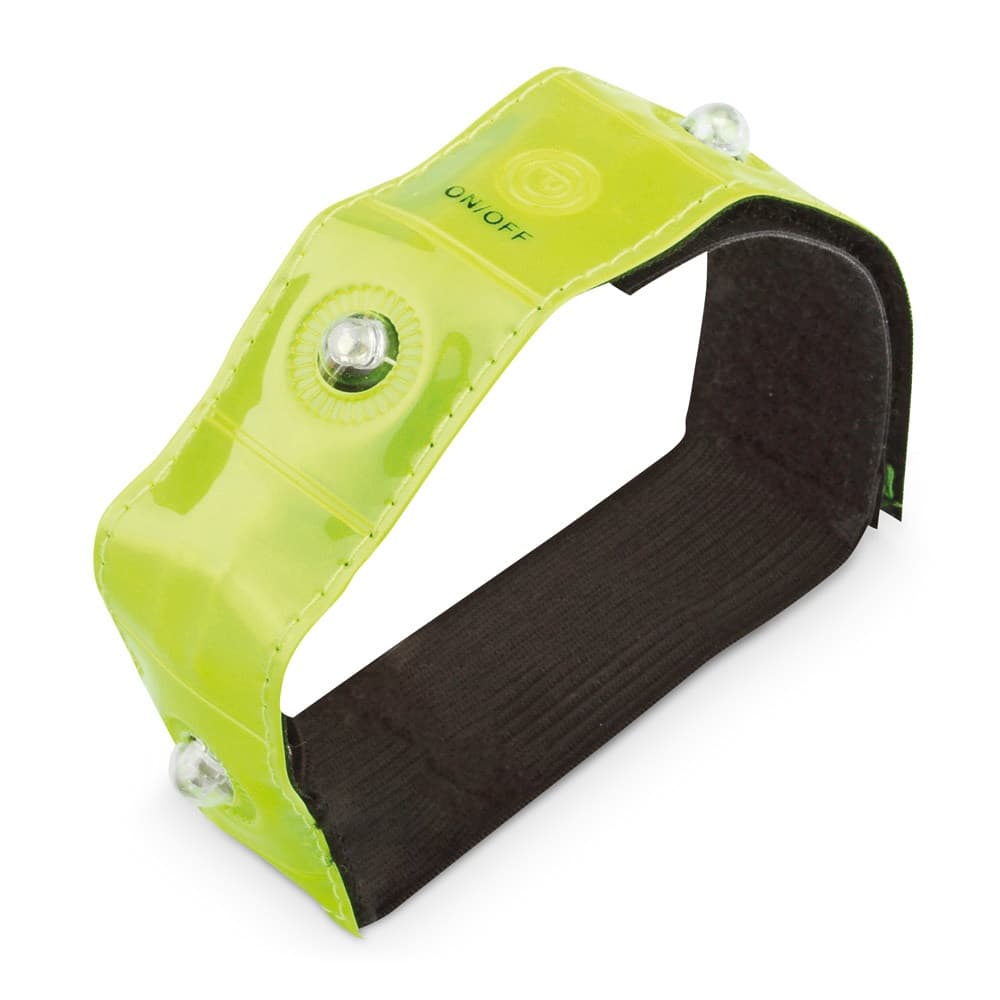 VISIBLE. Polsino riflettente con 4 LED rossi - vista 4