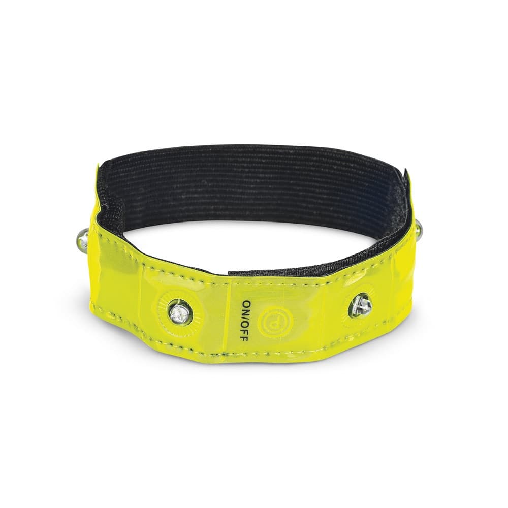 VISIBLE. Polsino riflettente con 4 LED rossi - vista 1