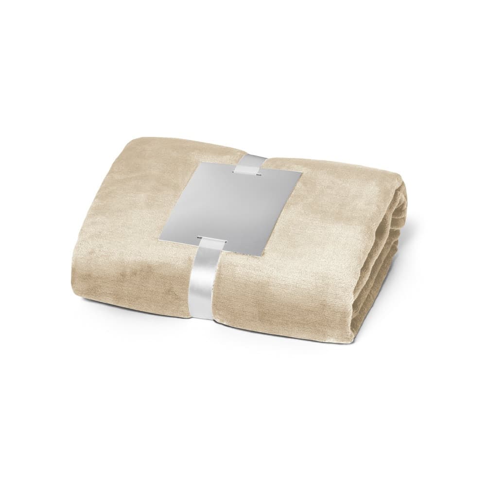 DYLEAF. Coperta in pile da (240 g/m²) con nastro e cartoncino personalizzabile - vista 1