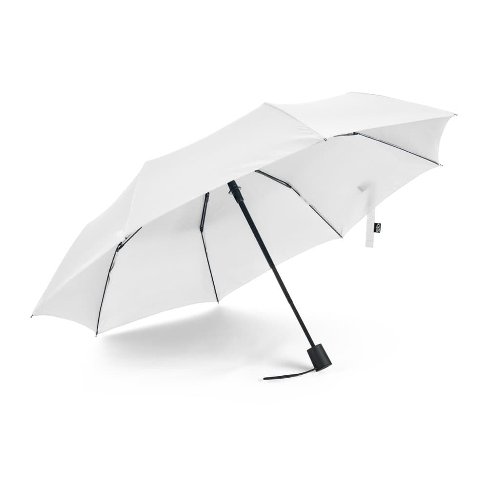 SKYLAR. Ombrello 2 in 1 con borsa per la spesa in poliestere riciclato inclusa - vista 4
