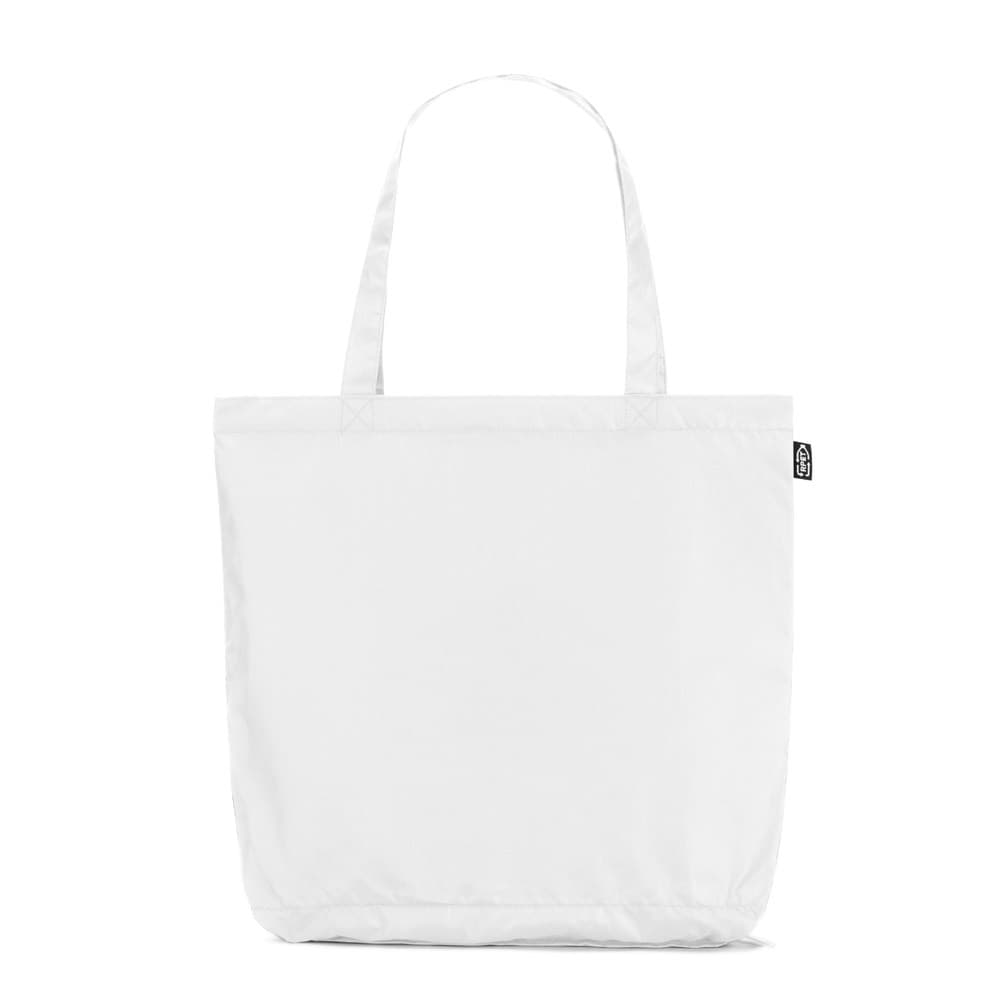SKYLAR. Ombrello 2 in 1 con borsa per la spesa in poliestere riciclato inclusa - vista 5