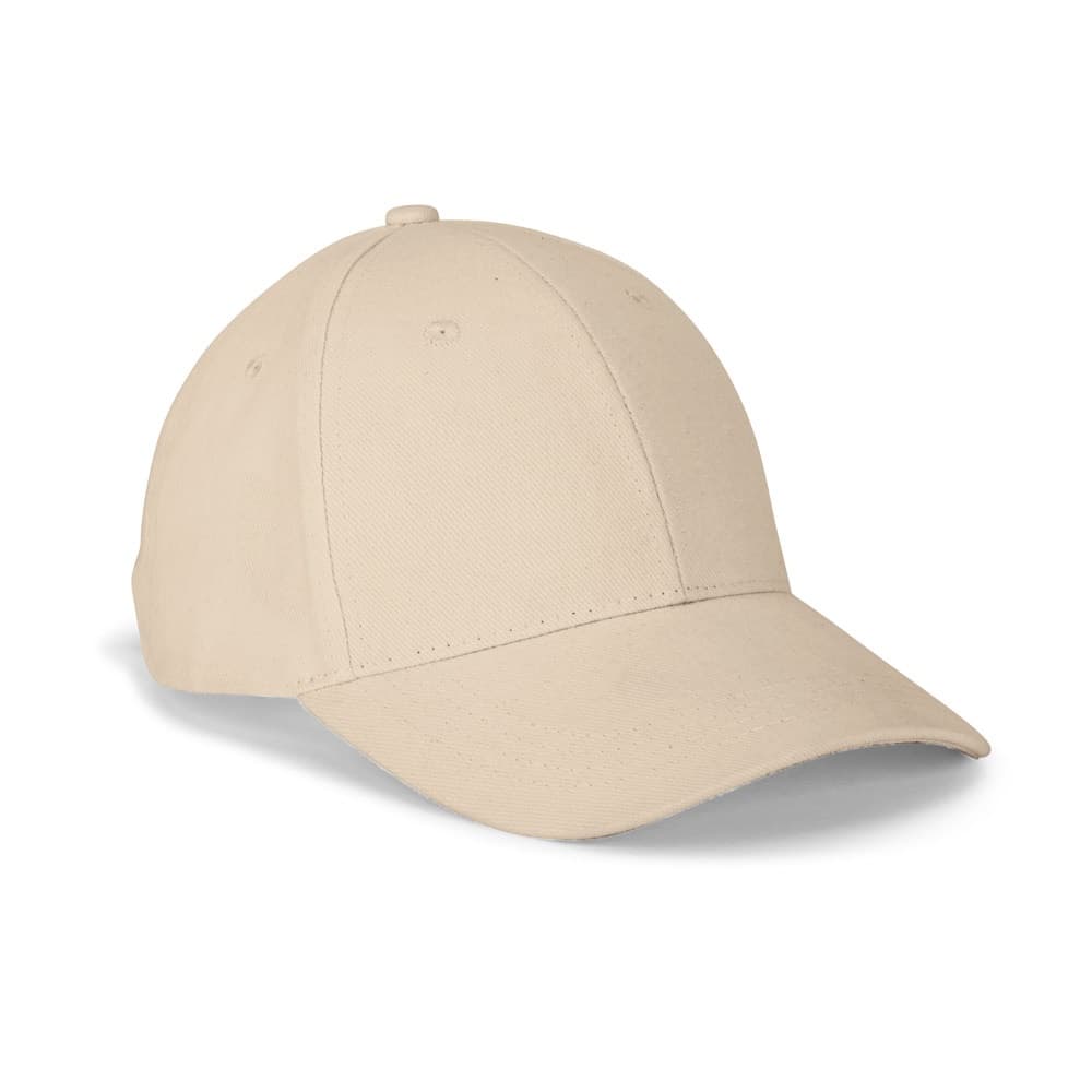 NATHAN. Cappellino 100% cotone (260 g/m²) con 6 pannelli - vista 1