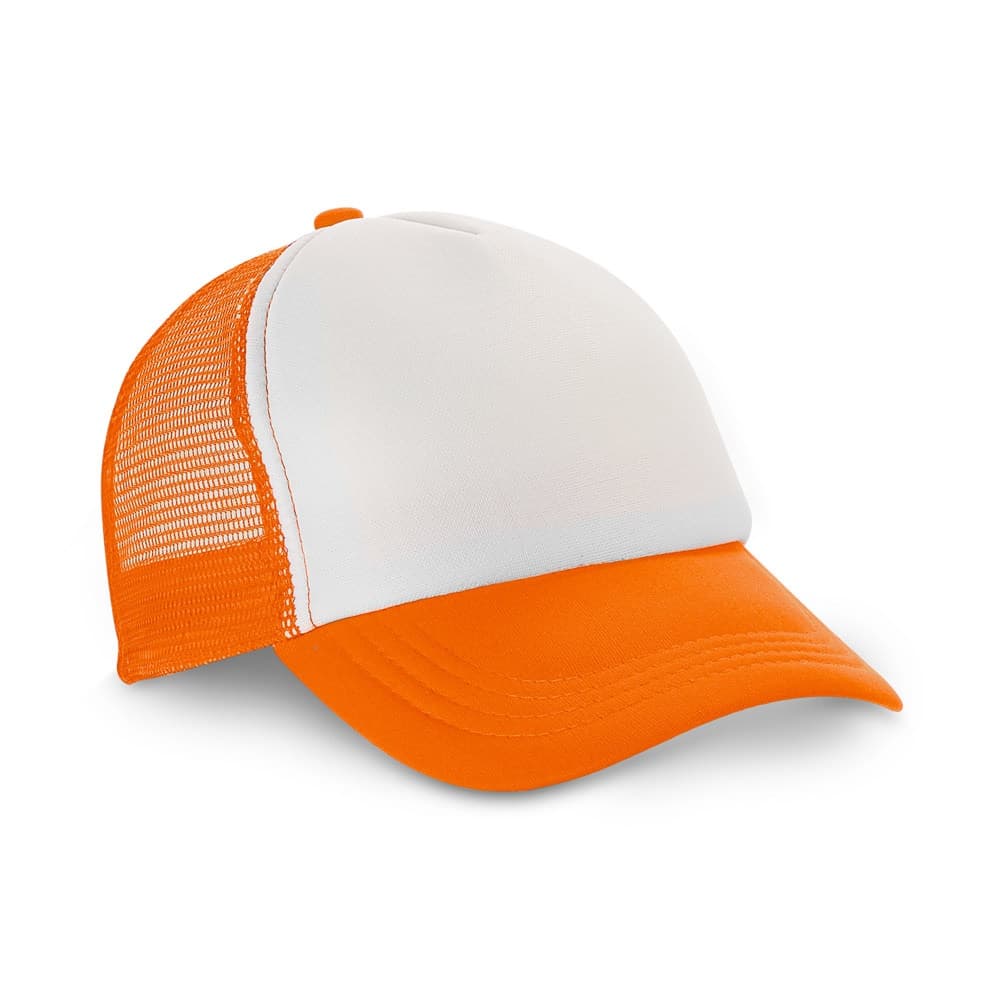 NICOLA. Cappellino in poliestere e rete (150 g/m²) - vista 1