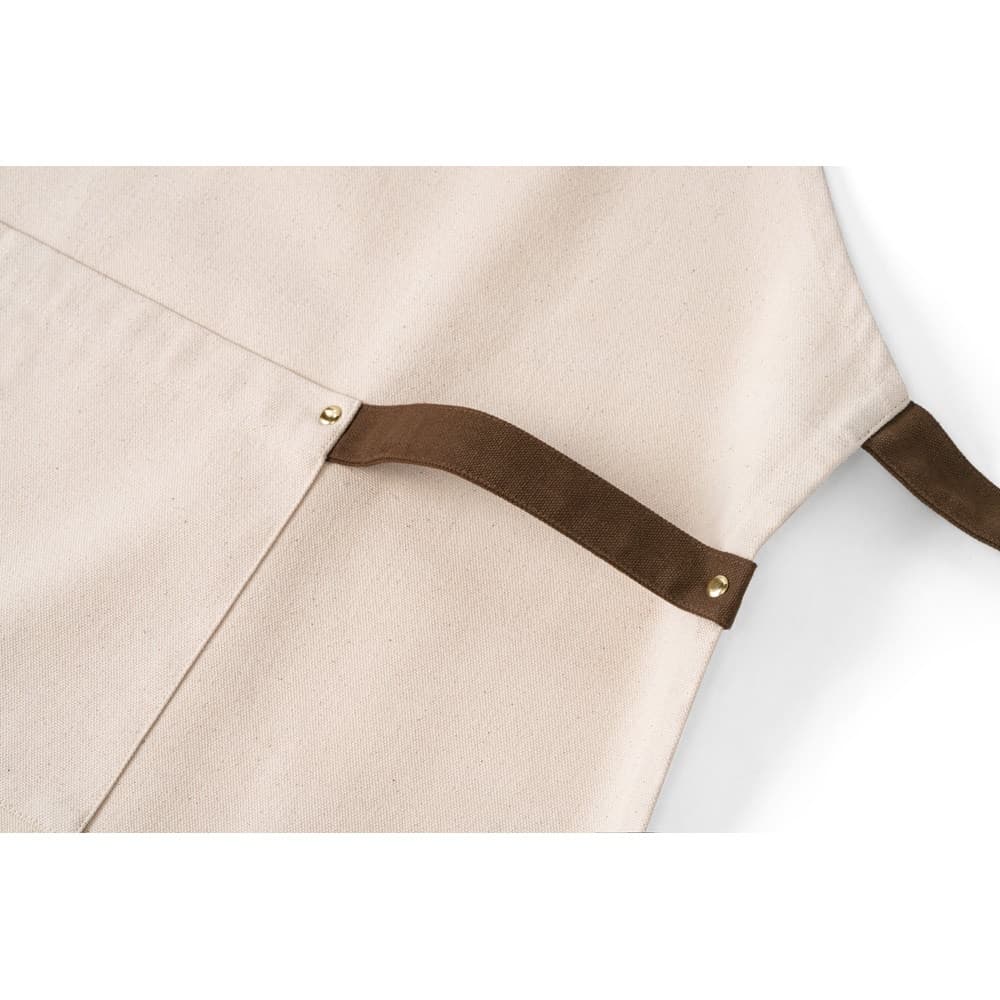 HOLM. Grembiule in canvas di cotone 100% (320 g/m²) con dettagli in metallo - vista 4