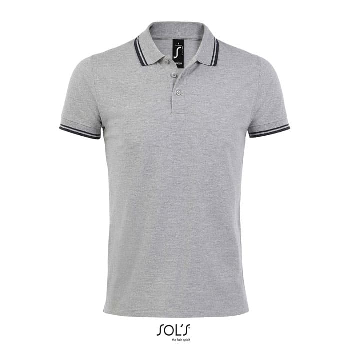 Grey Melange/ French Navy