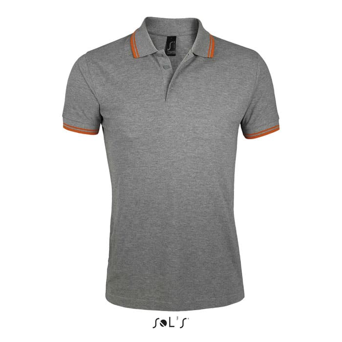 Grigio Melange/Arancione