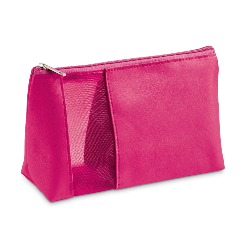 ANNIE. Pochette in microfibra e rete